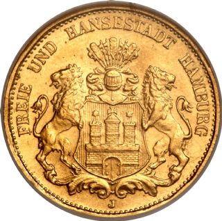 20 Marchi 1893-1913 Libera città anseatica di Amburgo (Stati tedeschi)